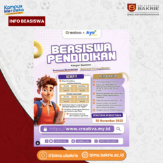 Beasiswa - Biro Kemahasiswaan UBakrie